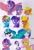 Size: 1000x1477 | Tagged: safe, artist:karadeg, applejack, fluttershy, princess celestia, rainbow dash, rarity, starlight glimmer, twilight sparkle, alicorn, pony, g4, graph paper, twilight sparkle (alicorn)