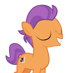 Size: 670x690 | Tagged: safe, artist:lunaticdawn, tender taps, earth pony, pony, g4, colt, cutie mark, eyes closed, grin, male, simple background, smiling, solo, toothy grin, transparent background