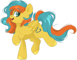 Size: 2142x1668 | Tagged: safe, artist:cinnamontee, oc, oc only, oc:ocean breeze, pegasus, pony, female, mare, simple background, solo, transparent background