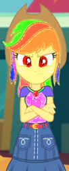 Size: 351x861 | Tagged: safe, artist:shafiqhafizi70, applejack, oc, human, equestria girls, equestria girls specials, g4, my little pony equestria girls: better together, my little pony equestria girls: rollercoaster of friendship, 1000 hours in ms paint, base, equestria girls-ified, humanized