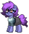 Size: 353x407 | Tagged: safe, artist:kensapony, oc, oc only, oc:kensapony, earth pony, pony, pony town, clothes, earth pony oc, female, glasses, gradient clothes, gradient mane, gradient tail, mare, shirt, simple background, skirt, transparent background