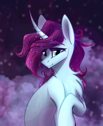 Size: 892x1080 | Tagged: safe, artist:alrumoon_art, oc, oc only, pony, unicorn, solo