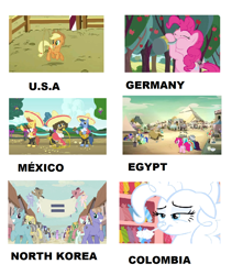 Size: 1116x1264 | Tagged: safe, artist:brandonale, edit, edited screencap, screencap, a.k. yearling, amethyst skim, applejack, aten (character), barren hymn, blueberry frosting, cactus fruit, cloud brûlée, currant dust, daring do, desert flower, dusk drift, flower flight, iahjmehet, ivy vine, luis, lunar bay, magnolia blush, miguel, moon dust, moonstone (g4), nephthys, nile faras, offbeat, pepperberry (g4), pepperjack, pinkie pie, rainbow dash, sancho, sheer silk, starlight glimmer, taperet, tut jannah, velvet fog, white marble, earth pony, pegasus, pony, unicorn, baby cakes, daring done?, fall weather friends, g4, inspiration manifestation, the cutie map, the super speedy cider squeezy 6000, cider, equal cutie mark, equalized, female, flour, implied cocain, implied drugs, male, mare, our town, s5 starlight, somnambula (location), somnambula resident, stallion, wall of tags