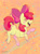 Size: 1024x1366 | Tagged: safe, artist:xxparadoxponyxx, apple bloom, earth pony, pony, g4, adorabloom, cute, female, filly, open mouth, solo