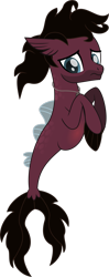 Size: 887x2237 | Tagged: safe, artist:lightningbolt, derpibooru exclusive, pony, seapony (g4), g4, .svg available, bring me the horizon, colored pupils, facial hair, fins, fish tail, jewelry, jordan fish, male, male pregnancy, mister seahorse, movie accurate, necklace, ponified, pregnant, scales, seahorse reproduction, simple background, solo, svg, transparent background, vector, wavy mouth