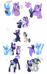 Size: 1600x2500 | Tagged: safe, artist:l00giedoogie, star swirl the bearded, starlight glimmer, trixie, twilight sparkle, oc, oc:pieridae, oc:rune stone, alicorn, pony, g4, magical lesbian spawn, offspring, parent:starlight glimmer, parent:sunburst, parent:trixie, parent:twilight sparkle, parents:startrix, parents:twiburst, simple background, twilight sparkle (alicorn), white background