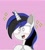 Size: 1536x1706 | Tagged: safe, artist:jinglebelle, oc, oc only, pony, unicorn, :d, bust, eye clipping through hair, horn, male, open mouth, pink background, simple background, smiling, stallion, unicorn oc