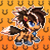 Size: 1024x1024 | Tagged: safe, artist:tony yotes, artist:yotes games, artist:yotesmark, oc, oc only, oc:bucktina, pony, wolf, battle gem ponies, eeveelution, fighter, furry, pixel art, pokémon, ponymon, solo, tail