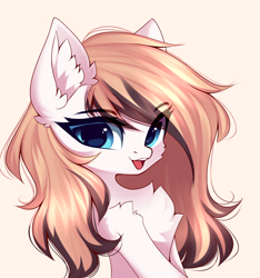 Size: 2712x2898 | Tagged: safe, artist:airiniblock, oc, oc only, oc:krystal hearts, pegasus, pony, rcf community, bust, commission, eye clipping through hair, eyebrows, eyebrows visible through hair, female, headshot commission, high res, looking at you, mare, open mouth, open smile, pegasus oc, portrait, smiling, smiling at you, solo