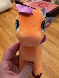 Size: 3024x4032 | Tagged: safe, photographer:errant_harpy, sunny starscout, earth pony, pony, g5, my little pony: a new generation, female, irl, looking at you, mare, photo, plushie, toy