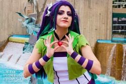 Size: 1000x667 | Tagged: safe, artist:littleprofessorproductions, artist:sarahndipity cosplay, aria blaze, human, bronycon, bronycon 2015, equestria girls, g4, clothes, cosplay, costume, irl, irl human, photo
