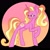 Size: 1080x1080 | Tagged: safe, artist:droopihorn, luster dawn, pony, unicorn, g4, my little pony: friendship is magic, the last problem, cute, female, horn, looking back, lusterbetes, mare, smiling, solo