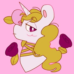 Size: 1200x1200 | Tagged: safe, artist:cocopudu, oc, oc only, pony, unicorn, solo, white pupils