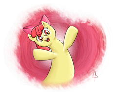 Size: 1600x1200 | Tagged: safe, artist:shadowsn25, apple bloom, earth pony, pony, g4, female, filly, looking at you, simple background, solo, transparent background
