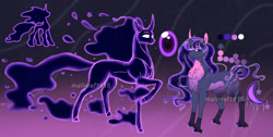 Size: 1280x647 | Tagged: safe, artist:malinraf1615, tantabus, pony, g4, ponified, solo