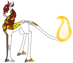 Size: 3331x2883 | Tagged: safe, artist:agdapl, kirin, crossover, high res, horn, kirin-ified, leonine tail, male, pyro (tf2), simple background, species swap, team fortress 2, transparent background