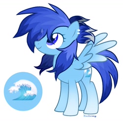 Size: 1280x1254 | Tagged: safe, artist:kaitomy, oc, oc only, oc:ocean tide, pegasus, pony, oda 997, pegasus oc, reference, solo