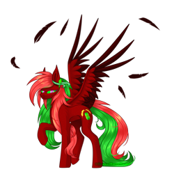Size: 3000x3000 | Tagged: safe, artist:greenmaneheart, oc, oc only, oc:jokey, pegasus, pony, feather, female, high res, mare, simple background, solo, transparent background
