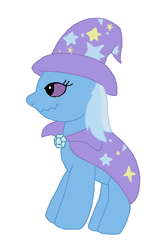 Size: 388x602 | Tagged: safe, artist:spytwi, trixie, pony, unicorn, g4, female, mare, redesign, simple background, solo, white background