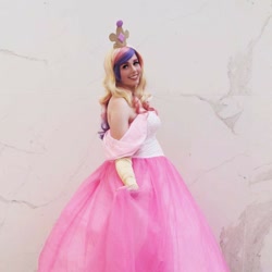 Size: 888x888 | Tagged: safe, artist:maddymoiselle, princess cadance, human, g4, babscon, babscon 2018, clothes, cosplay, costume, irl, irl human, photo, sleeveless