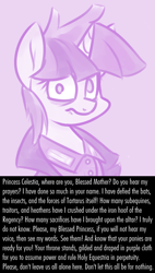 Size: 657x1158 | Tagged: safe, artist:moonatik, twilight sparkle, pony, unicorn, g4, clothes, female, holy regent twilight sparkle, implied death, implied princess celestia, limited palette, mare, military uniform, sergey taboritsky, sketch, solo, text, the new order: last days of europe, twiboritsky, twilight snapple, unicorn twilight, uniform