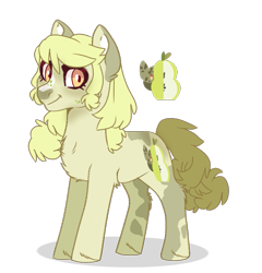 Size: 745x776 | Tagged: safe, artist:spectrumnightyt, oc, oc only, earth pony, pony, female, mare, offspring, parent:applejack, parent:caramel, parents:carajack, simple background, solo, transparent background