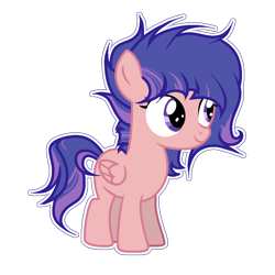 Size: 1000x1000 | Tagged: safe, artist:stardustshadowsentry, oc, oc only, pegasus, pony, female, filly, offspring, parent:flash sentry, parent:twilight sparkle, parents:flashlight, simple background, solo, transparent background