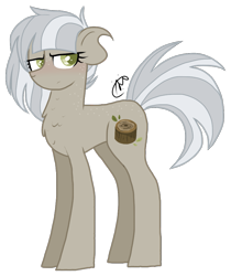 Size: 859x1023 | Tagged: safe, artist:gallantserver, oc, oc only, oc:peanut brittle, earth pony, pony, female, magical lesbian spawn, mare, offspring, parent:daring do, parent:maud pie, simple background, solo, transparent background