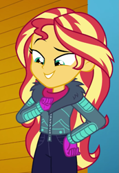 Size: 471x681 | Tagged: safe, screencap, sunset shimmer, equestria girls, equestria girls specials, g4, my little pony equestria girls: better together, my little pony equestria girls: holidays unwrapped, winter break-in, cropped, solo