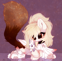 Size: 3500x3426 | Tagged: safe, artist:krissstudios, oc, oc only, pegasus, pony, rabbit, animal, female, high res, mare, solo