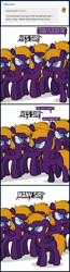 Size: 900x3481 | Tagged: safe, artist:alexdti, oc, oc:purple creativity, pegasus, pony, clone, glasses, self ponidox