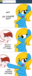 Size: 1280x2992 | Tagged: safe, artist:furrgroup, oc, oc only, oc:internet explorer, oc:opera, earth pony, pony, ask internet explorer, blatant lies, blushing, boop, browser ponies, duo, female, internet explorer, lesbian, mare, shipping