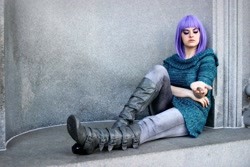 Size: 2048x1365 | Tagged: safe, artist:shelbeanie, maud pie, human, g4, clothes, cosplay, costume, facebook, irl, irl human, photo