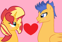 Size: 984x672 | Tagged: safe, artist:themexicanpunisher, flash sentry, sunset shimmer, g4, female, male, ship:flashimmer, shipping, straight