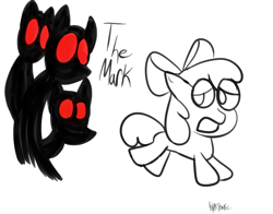 Size: 4600x3600 | Tagged: safe, artist:blinkshake, apple bloom, earth pony, pony, story of the blanks, g4, horror