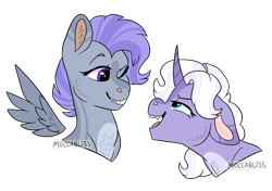 Size: 1953x1372 | Tagged: safe, artist:moccabliss, oc, oc only, oc:amethyst, oc:amethyst shine, pony, unicorn, curved horn, female, horn, interdimensional siblings, mare, offspring, parent:rarity, parent:thunderlane, parents:rarilane, simple background, transparent background