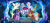 Size: 1666x768 | Tagged: safe, gameloft, cozy glow, gallus, ocellus, sandbar, silverstream, terramar, twilight sparkle, yona, alicorn, changedling, changeling, dragon, earth pony, griffon, hippogriff, pegasus, pony, yak, g4, my little pony: friendship is magic, my little pony: magic princess, school raze, crown, dragoness, female, flying, jewelry, loading screen, my little pony logo, new crown, regalia, twilight sparkle (alicorn), video game