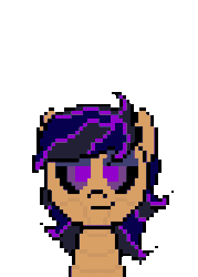 Size: 300x420 | Tagged: safe, artist:nukepony360, oc, oc only, oc:nightglow, android, robot, animated, female, flirting, mare, pixel art