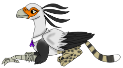 Size: 3959x2184 | Tagged: safe, artist:agdapl, oc, oc only, griffon, clothes, griffon oc, high res, lying down, prone, simple background, solo, transparent background