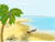 Size: 2170x1651 | Tagged: safe, artist:skyfarer, oc, oc only, oc:skyfarer, pegasus, pony, beach, ocean, palm tree, solo, tree