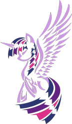 Size: 2898x5001 | Tagged: safe, artist:up1ter, twilight sparkle, alicorn, pony, g4, female, high res, lineart, mare, simple background, solo, transparent background, twilight sparkle (alicorn)