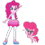 Size: 1024x1024 | Tagged: editor needed, safe, artist:emeraldblast63, artist:twilirity, edit, pinkie pie, earth pony, human, pony, equestria girls, g4, g4.5, my little pony equestria girls: better together, my little pony: pony life, bipedal, clothes, cute, diapinkes, duo, duo female, female, human ponidox, self ponidox, simple background, sparkly eyes, standing, standing on one leg, transparent background, vector, wingding eyes