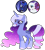 Size: 549x605 | Tagged: safe, artist:rainbows-skies, princess luna, rarity, oc, pony, unicorn, g4, base used, ethereal mane, female, lesbian, magical lesbian spawn, mare, offspring, parent:princess luna, parent:rarity, parents:rariluna, ship:rariluna, shipping, simple background, starry mane, transparent background