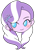 Size: 501x710 | Tagged: safe, alternate version, artist:batipin, part of a set, diamond tiara, equestria girls, g4, head only, simple background, solo, transparent background