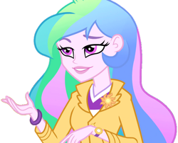 Size: 1280x1032 | Tagged: safe, artist:ftvs-cm45, edit, edited screencap, screencap, princess celestia, principal celestia, equestria girls, g4, beautiful, not a vector, solo