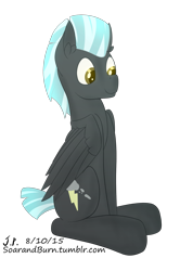 Size: 1441x2172 | Tagged: safe, artist:attackdog1000, thunderlane, pegasus, pony, g4, male, simple background, sitting, solo, stallion, transparent background