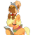 Size: 1280x1374 | Tagged: safe, artist:princess-kitsune-tsu, applejack, oc, oc:honey jack, pony, g4, base used, clipboard, eyes closed, female, filly, magical lesbian spawn, nose piercing, nose ring, offspring, parent:applejack, parent:fluttershy, parents:appleshy, piercing, simple background, transparent background