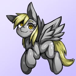 Size: 1764x1764 | Tagged: safe, artist:kyouman1010, derpy hooves, pegasus, pony, g4, female, mare, solo