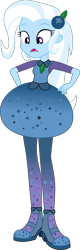 Size: 1009x3172 | Tagged: safe, artist:dupontsimon, trixie, fanfic:magic show of friendship, equestria girls, g4, blueberry, cornucopia costumes, fanfic art, female, food, inflatable dress, simple background, solo, transparent background, vector