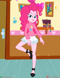 Size: 3090x4000 | Tagged: safe, artist:dieart77, pinkie pie, equestria girls, g4, clothes, commission, female, open mouth, skirt